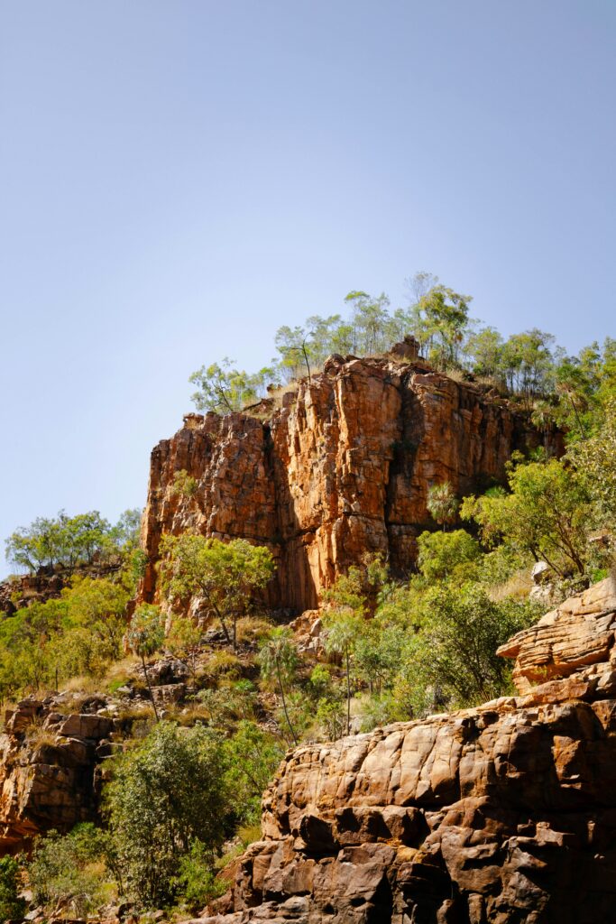 Red rock formations in South Africa