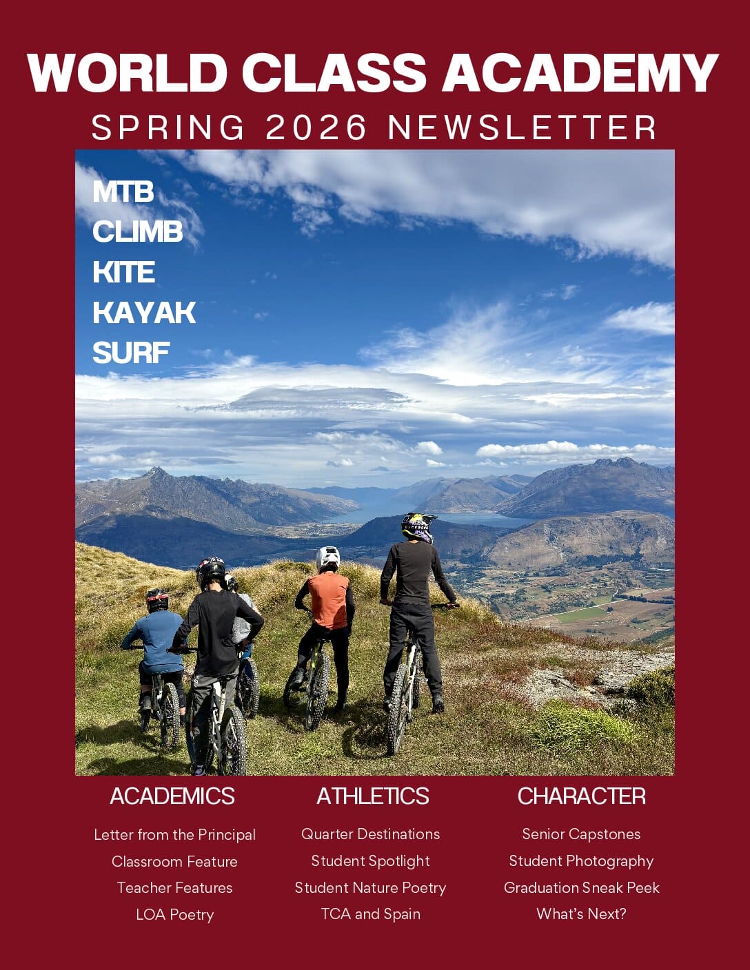 Cover of the Spring 2026 Newsletter